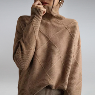 Kuscheliger Damen Rollkragenpullover in Kaschmir-Feel