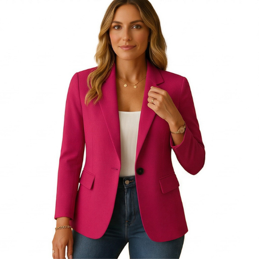 Damen Slim-Fit-Blazer mit Stretch