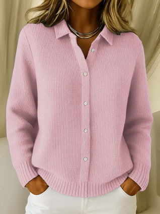 Lisa Klassischer Strickcardigan