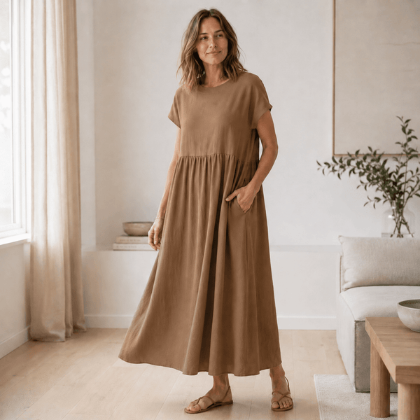 Sommerkleid Annika – Weite A-Linie mit Taschen