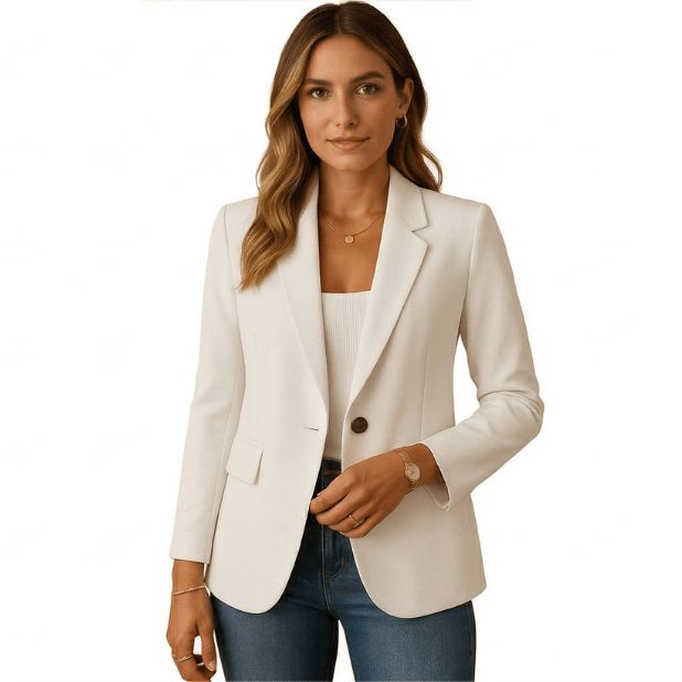 Damen Slim-Fit-Blazer mit Stretch