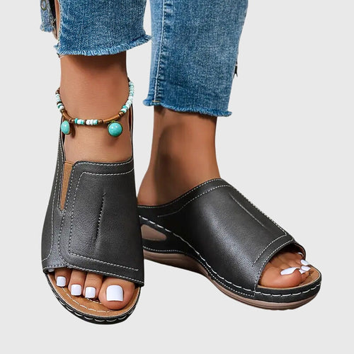 Aretha | Bequeme Flache Sandalen