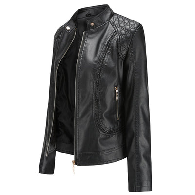 Damen Jacke mit Stehkragen und Reißverschluss