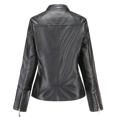 Damen Jacke mit Stehkragen und Reißverschluss