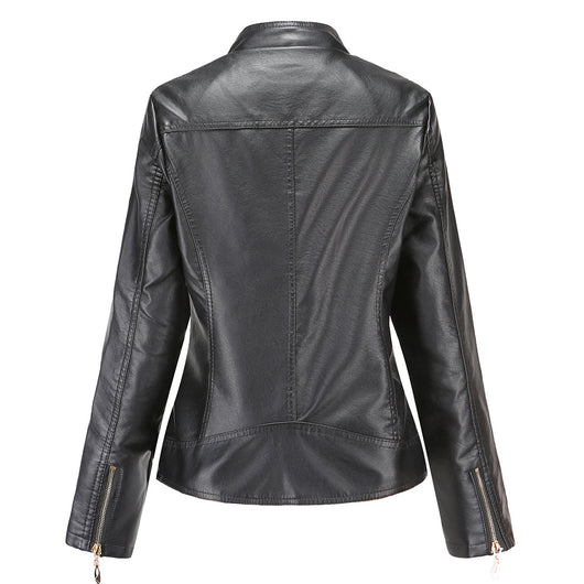 Damen Jacke mit Stehkragen und Reißverschluss