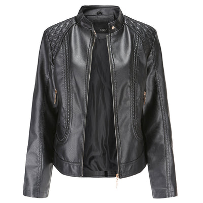 Damen Jacke mit Stehkragen und Reißverschluss