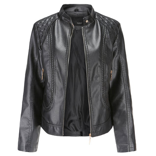Damen Jacke mit Stehkragen und Reißverschluss