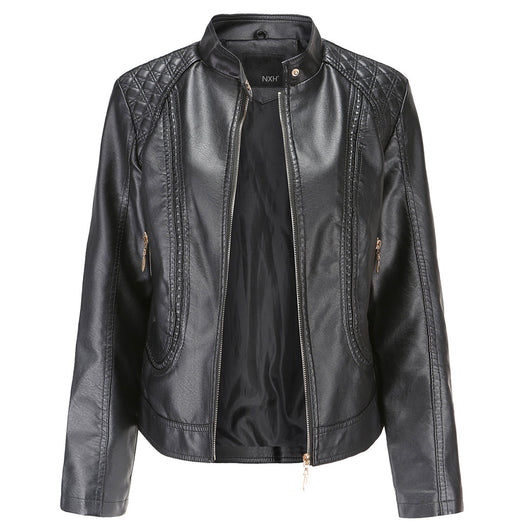Damen Jacke mit Stehkragen und Reißverschluss