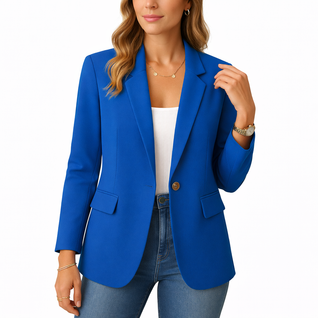 Damen Slim-Fit-Blazer mit Stretch