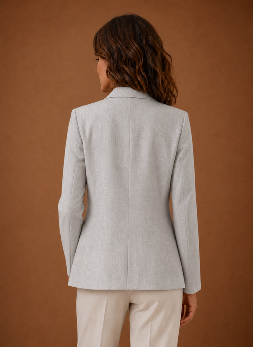 Damen Blazer mit Einknopf-Verschluss