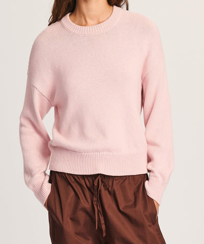Damen Strickpullover mit Rundhalsausschnitt in lockerer Passform