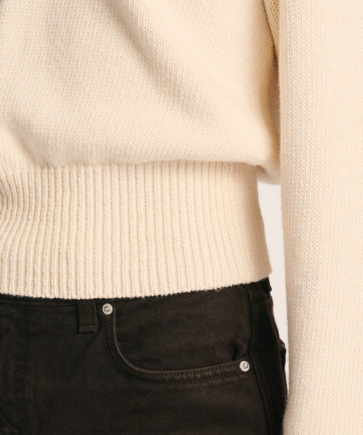 Damen Strickpullover mit V-Ausschnitt