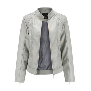 Damen Jacke mit Stehkragen und Reißverschluss