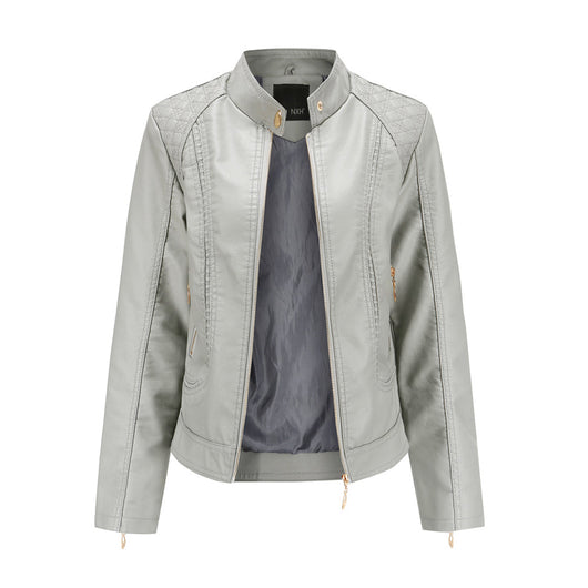 Damen Jacke mit Stehkragen und Reißverschluss