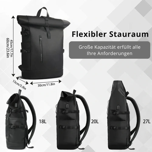 Gipfelmode Knight Premium Roll-up Rucksack