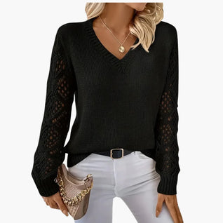 Damen Feinstrickpullover mit V-Ausschnitt – Leicht & Vielseitig