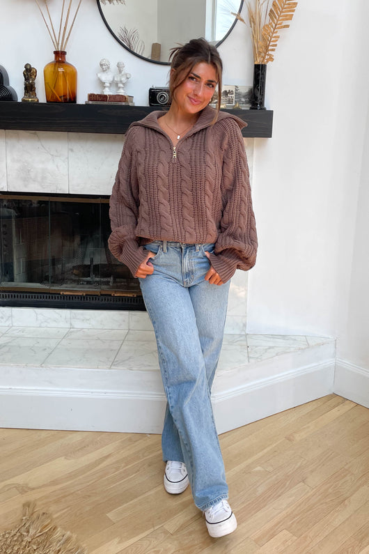 Damen Pullover mit Daumenschlaufen