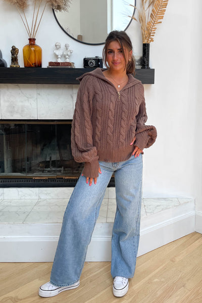 Damen Pullover mit Daumenschlaufen