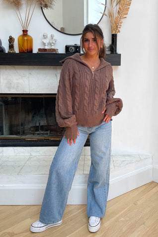 Damen Pullover mit Daumenschlaufen