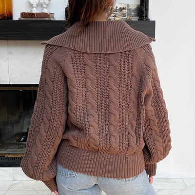 Damen Pullover mit Daumenschlaufen