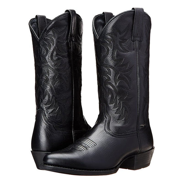 Ingeborg – Kniehohe Stiefel im Western-Look