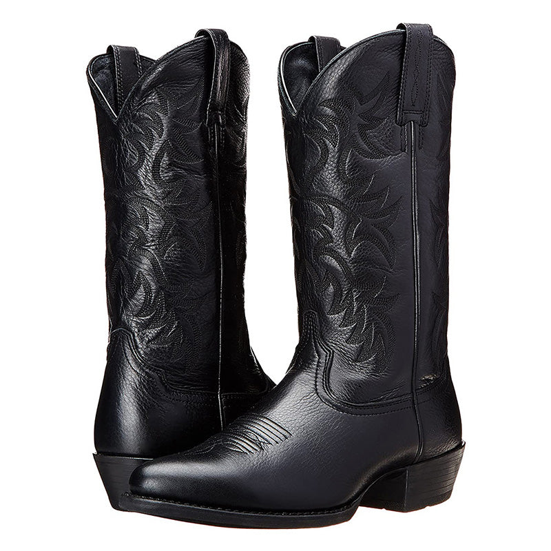 Ingeborg – Kniehohe Stiefel im Western-Look