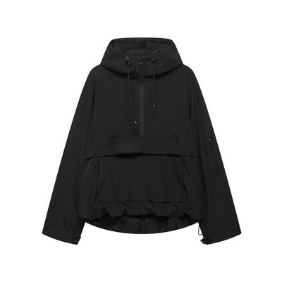 Damen Regenjacke mit Kapuze und Reißverschluss