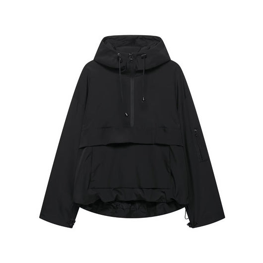 Damen Regenjacke mit Kapuze und Reißverschluss
