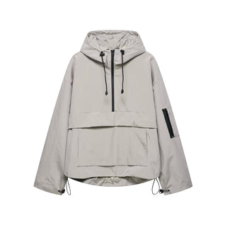 Damen Regenjacke mit Kapuze und Reißverschluss