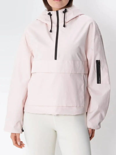 Damen Regenjacke mit Kapuze und Reißverschluss