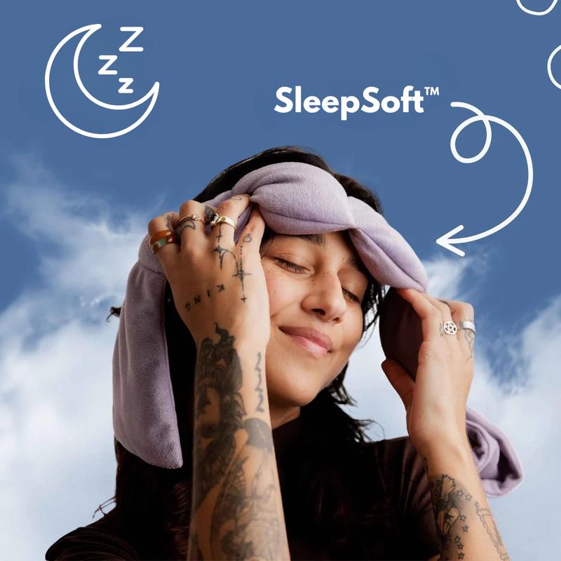 SleepSoft – Schlafmaske mit Gewicht für tiefen, erholsamen Schlaf