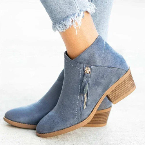 Adelheid – Stiefeletten mit Blockabsatz