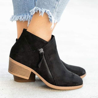 Adelheid – Stiefeletten mit Blockabsatz