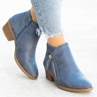 Adelheid – Stiefeletten mit Blockabsatz