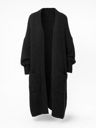 Aldvina | Damen Lange Strickjacke Oversize