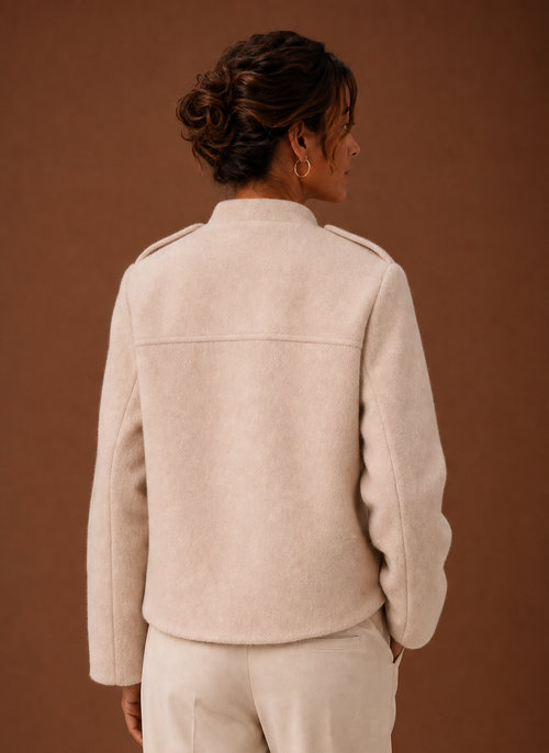 Damen Kurzjacke mit Knopfleiste