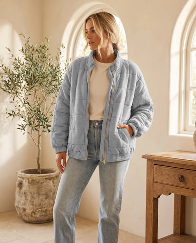 Marlowe Steppjacke leicht – Hellgrau