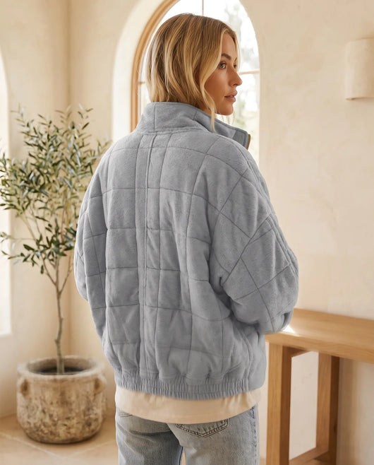 Marlowe Steppjacke leicht – Hellgrau