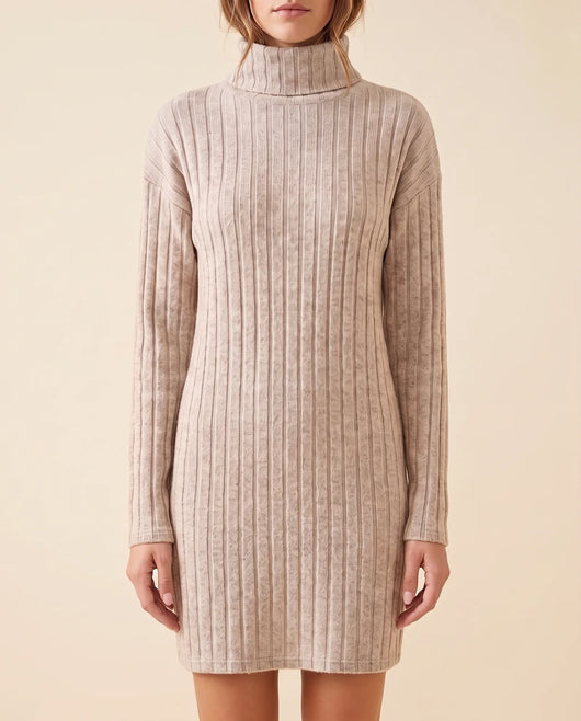 Ada Strickkleid mini mit Rollkragen