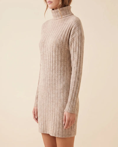 Ada Strickkleid mini mit Rollkragen