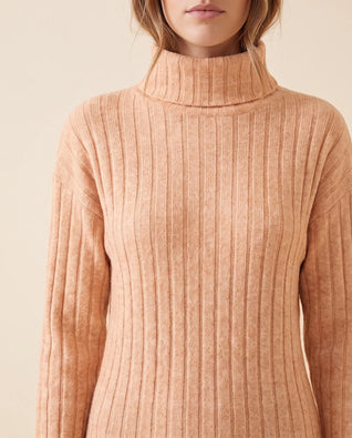 Ada Strickkleid mini mit Rollkragen