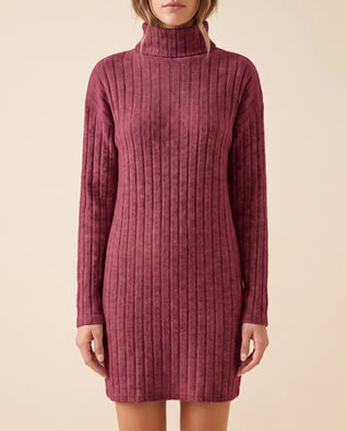 Ada Strickkleid mini mit Rollkragen
