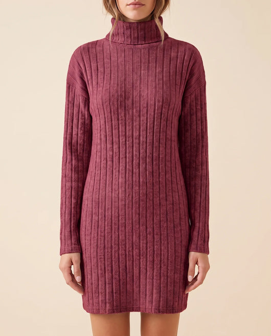 Ada Strickkleid mini mit Rollkragen