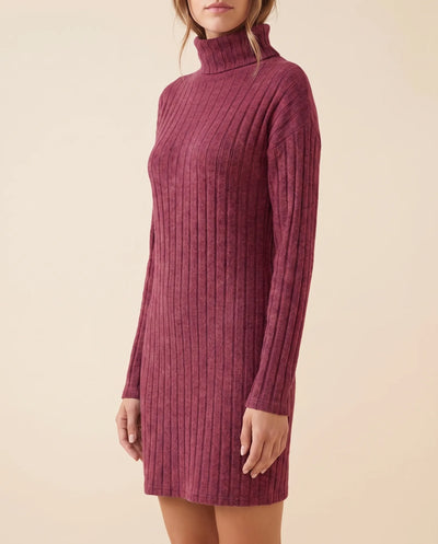 Ada Strickkleid mini mit Rollkragen