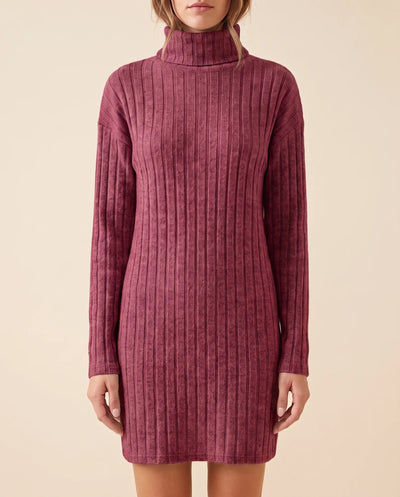 Ada Strickkleid mini mit Rollkragen