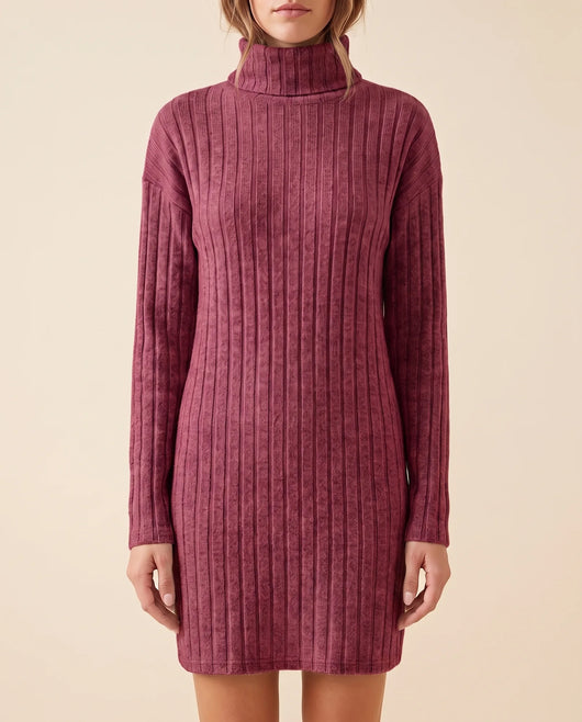 Ada Strickkleid mini mit Rollkragen
