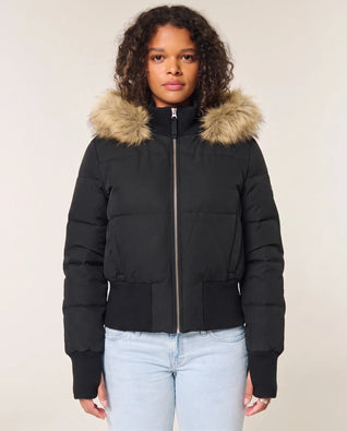 Blythe Steppjacke kurz mit Kapuze