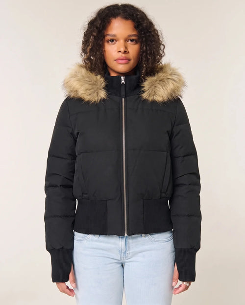 Blythe Steppjacke kurz mit Kapuze
