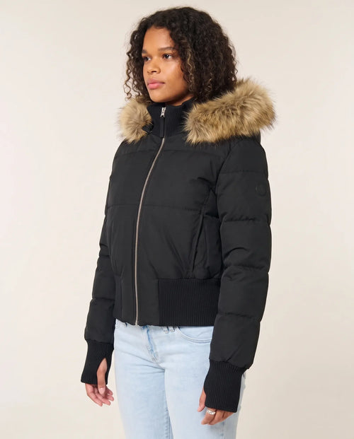 Blythe Steppjacke kurz mit Kapuze
