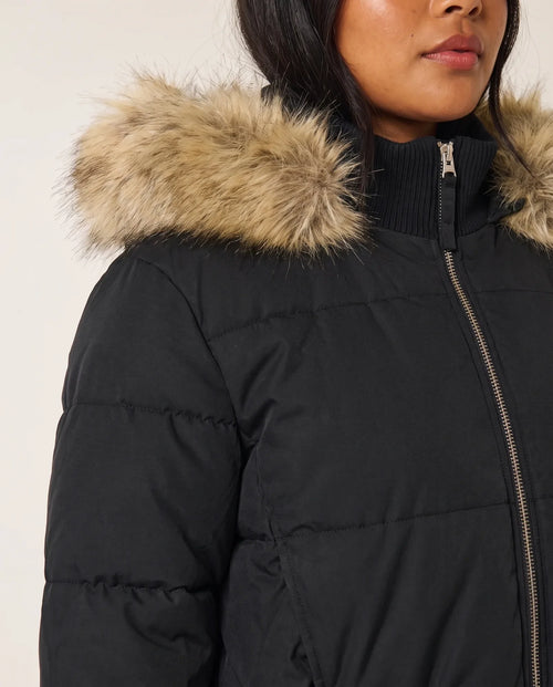 Blythe Steppjacke kurz mit Kapuze